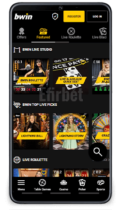 Processus d'inscription et de dépôt dans l'application mobile Bwin