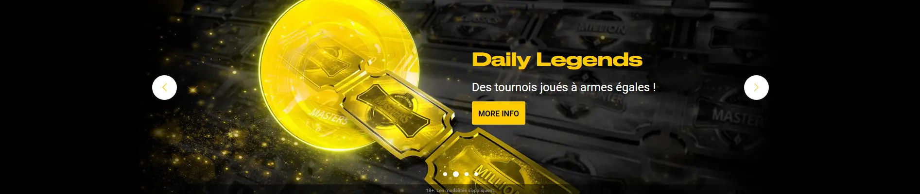 Tournois Bwin où tous les joueurs sont sur un pied d'égalité
